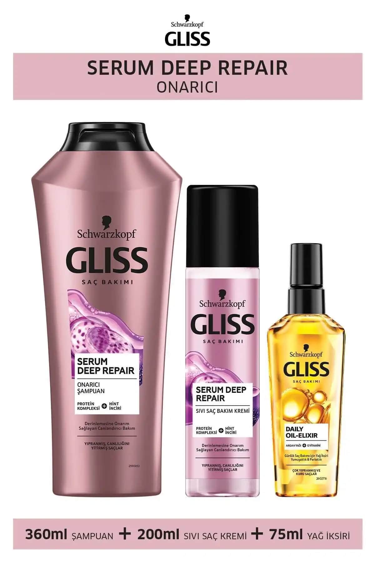 Gliss Serum Deep Repair: Saçlarınız İçin Derinlemesine Onarım ve Sağlıklı Görünüm Sağlar