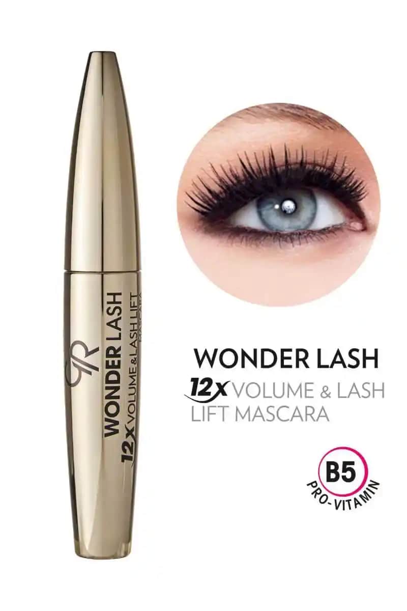Golden Rose Wonder Lash Maskara ile Kirpiklerde Hacim ve Uzunluk Artışı Sağlayan Makyaj Ürünü