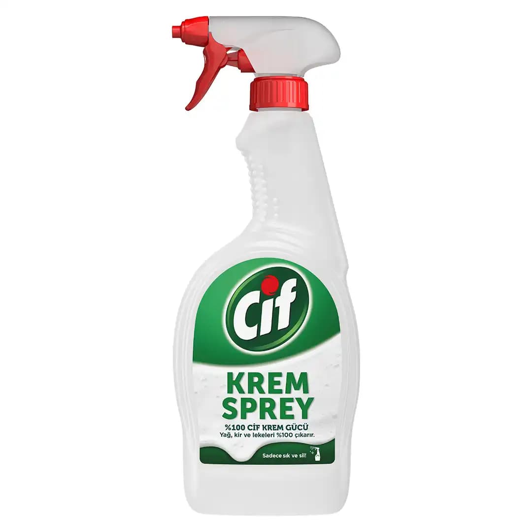 Krem Cif Sprey ile Güçlü ve Çok Yönlü Temizlik Çözümleri
