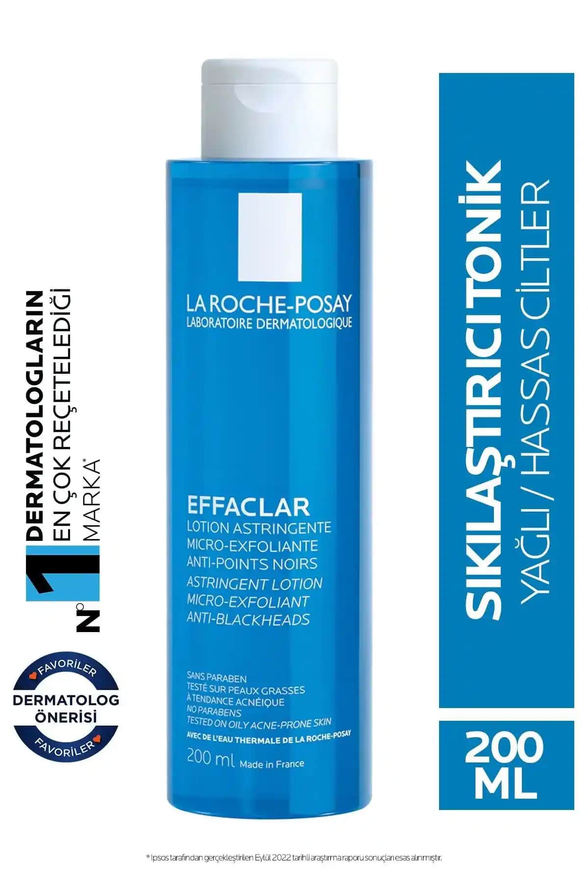 La Roche-Posay Effaclar Tonik 200 ml: Yağlı ve Akneye Eğilimli Ciltler İçin Güvenilir Çözüm