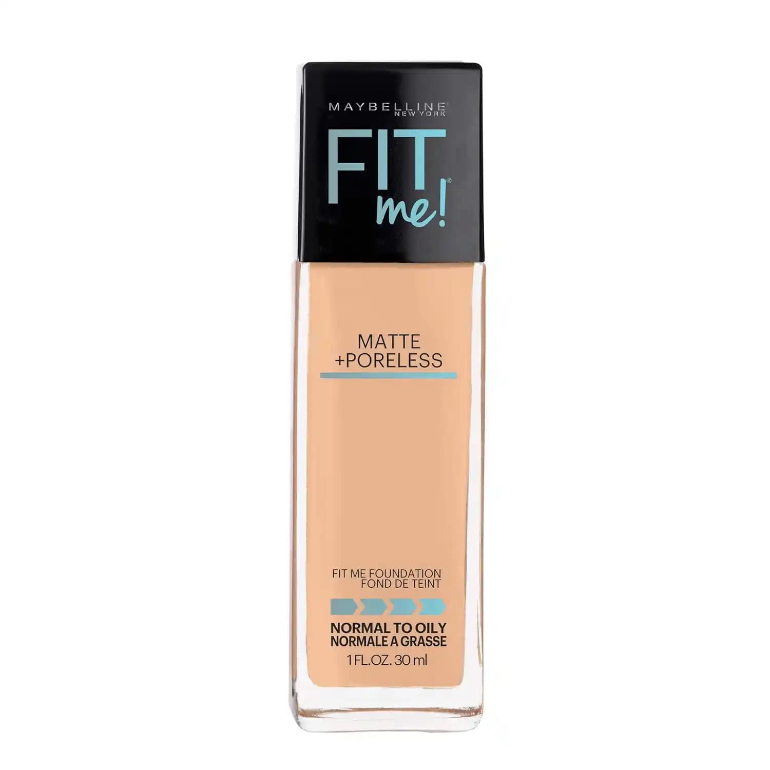 Maybelline Fit Me Matte + Poreless Fondöten: Mat ve Gözenekleri Gizleyen Günlük Kullanım İçin