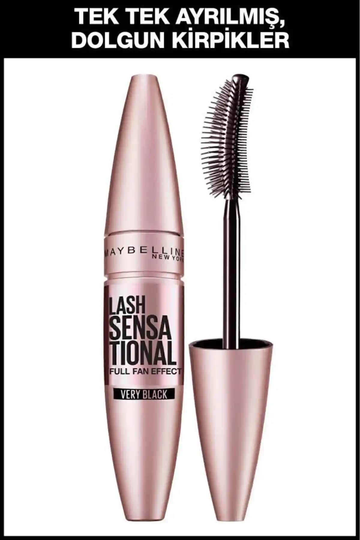 Maybelline Lash Sensational Yelpaze Etkili Maskara ile Gözlerinize Derinlik ve Hacim Kazandırın