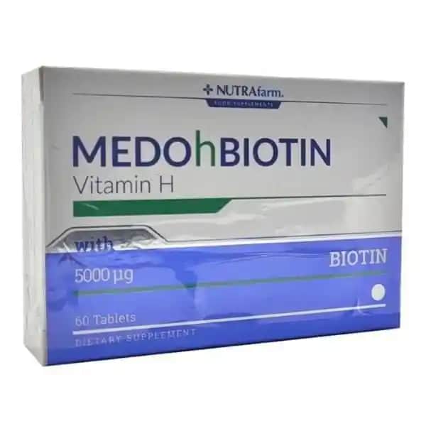 MedoHbiotin ile Saç, Cilt ve Tırnak Sağlığını Destekleyen Yüksek Doz Biotin Takviyesi