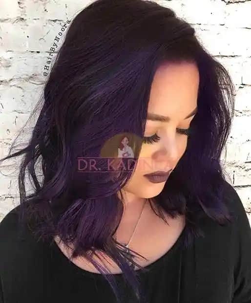 Mor Saç Boyasıyla Farklı ve Cesur Bir Tarz Yaratmanın Yolları