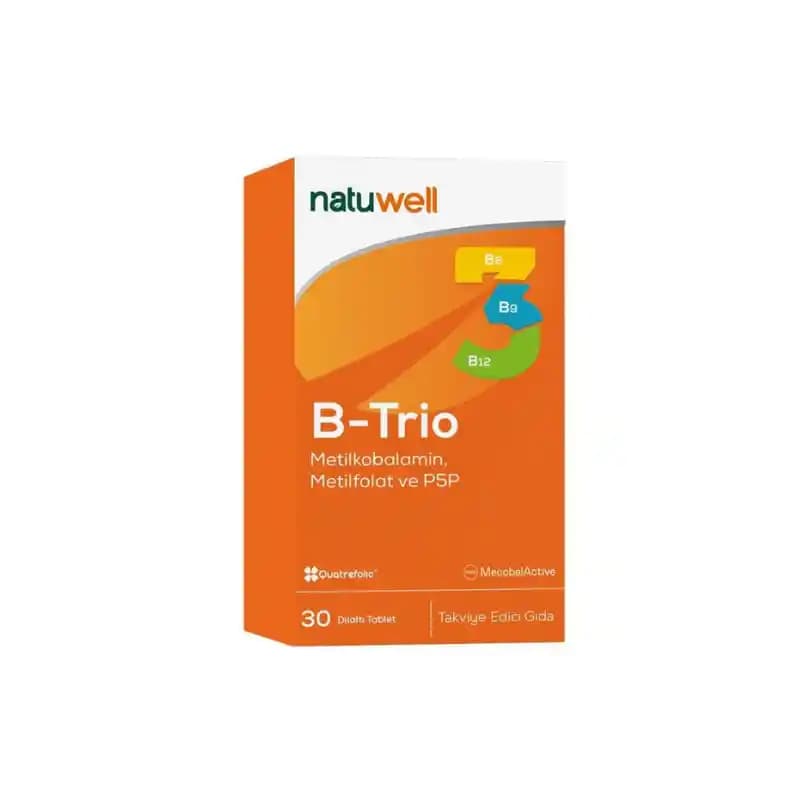 Natuwell B-Trio: B Vitamini Kompleksi ile Cilt ve Genel Sağlık Desteği