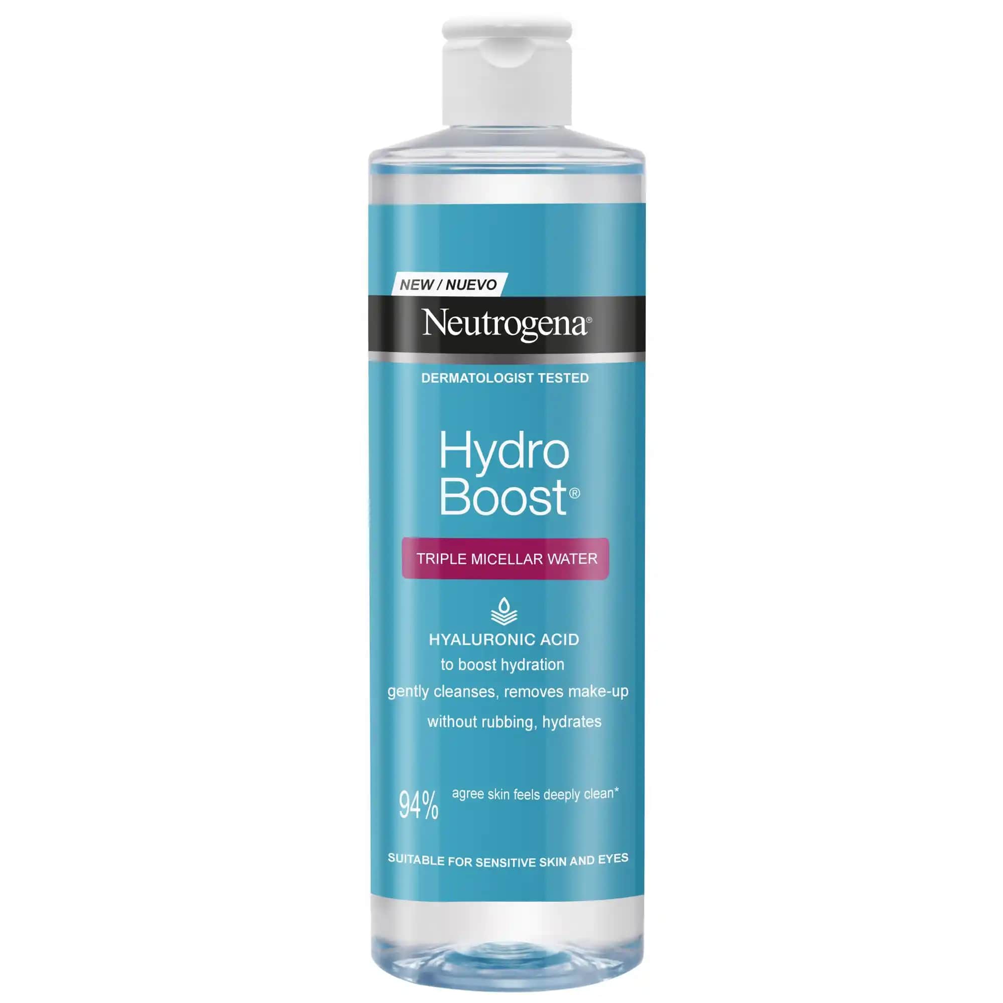 Neutrogena Hydro Boost Mikellar Water: Hassas Ciltler İçin Temizlik ve Nem Kombosu