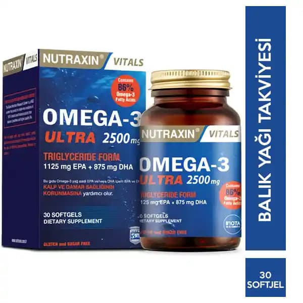 Nutraxin Omega 3 Ultra Balık Yağı ile Sağlık ve Güzellikte Doğal Destek Sağlayın