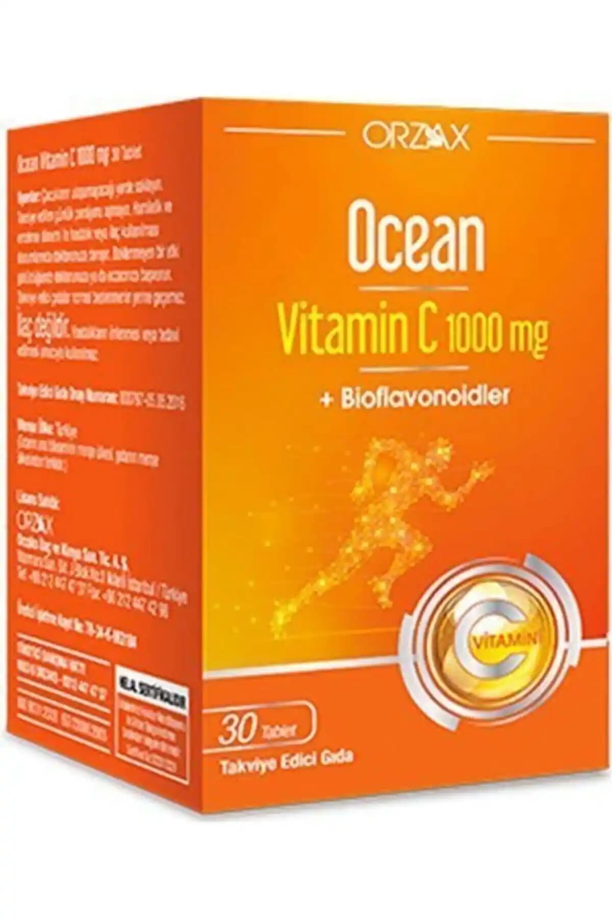 Ocean C Vitamini ile Güçlü Bağışıklık ve Sağlık Desteği Sunan Uzun Salınımlı Takviye Ürünü