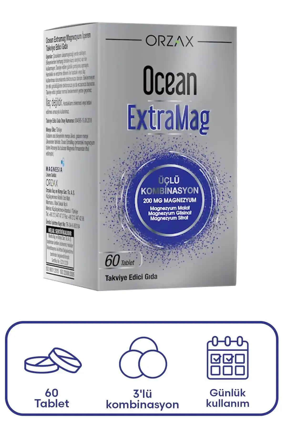 Ocean Magnezyum Üçlü: Kozmetik ve Sağlıkta Güçlü Bir Mineral Takviyesi