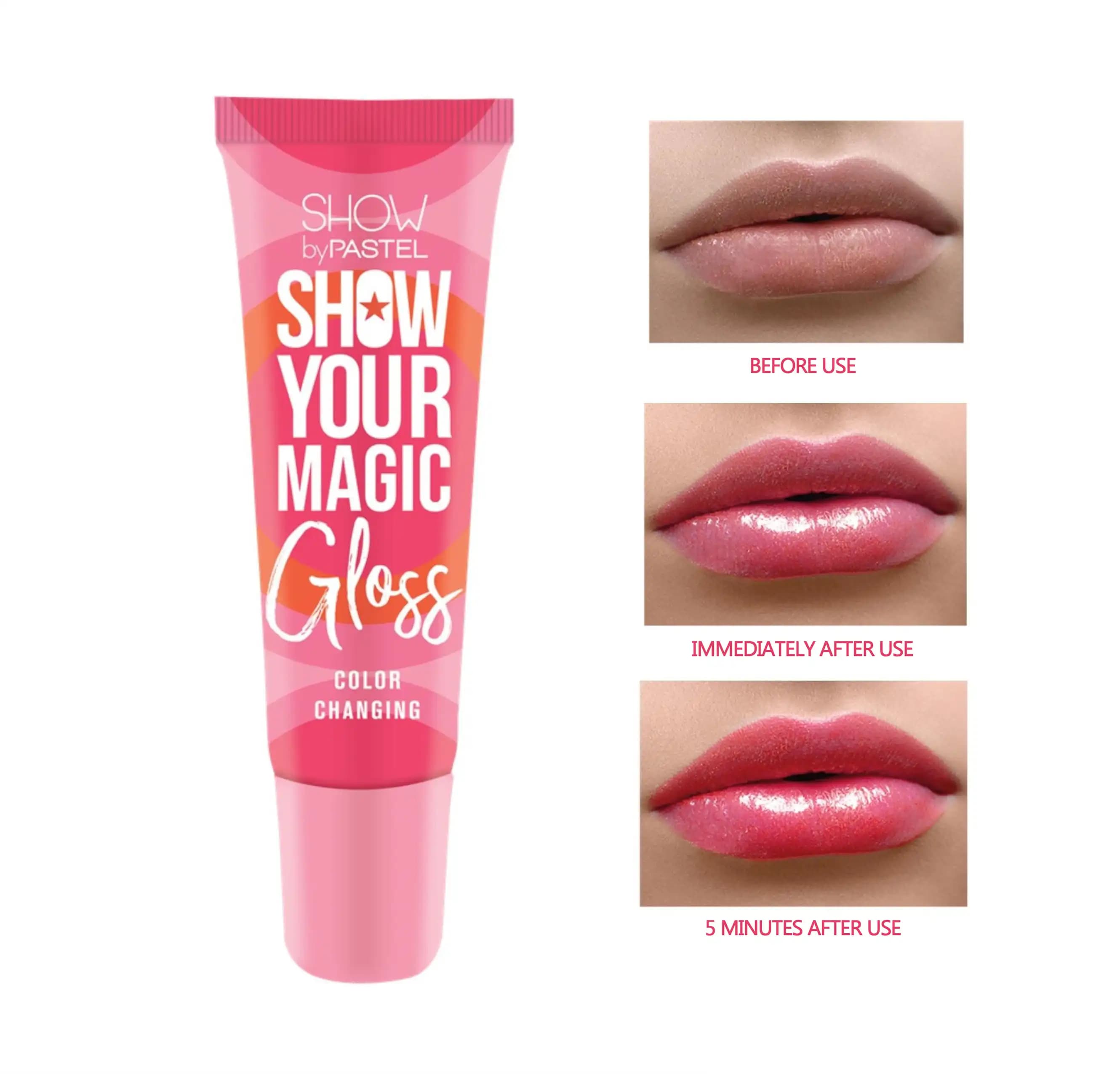 Pastel Show Your Magic Gloss ile Dudaklarda Renk Değişimi ve Doğal Parlaklık Sağlama