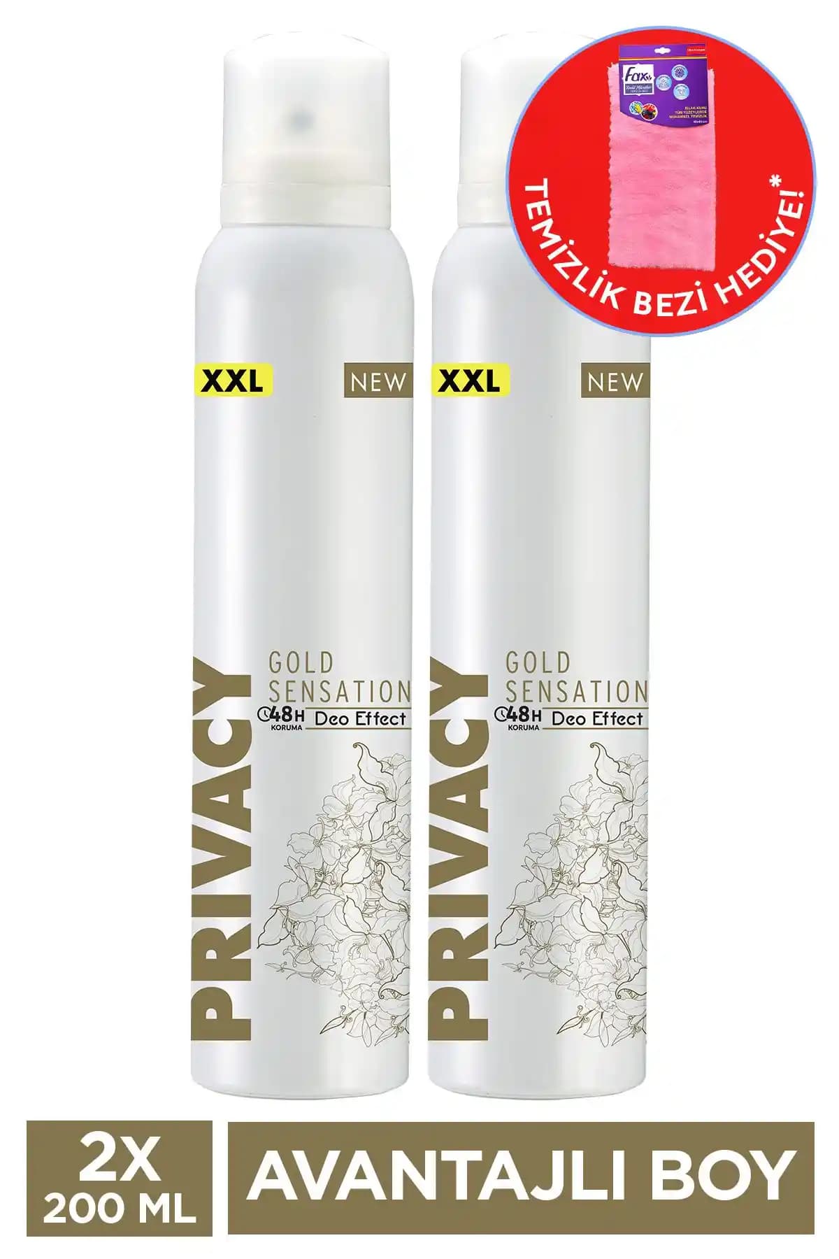 Privacy Gold Kadın Deodorantları: Uzun Süreli Koruma ve Çeşitli Kokularla Güvenli Günler