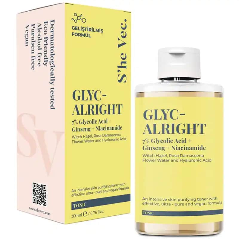 S'he Vec Glyc-alright: Gözenek Sıkılaştırıcı ve Leke Karşıtı Cilt Bakım Ürünü Özellikleri