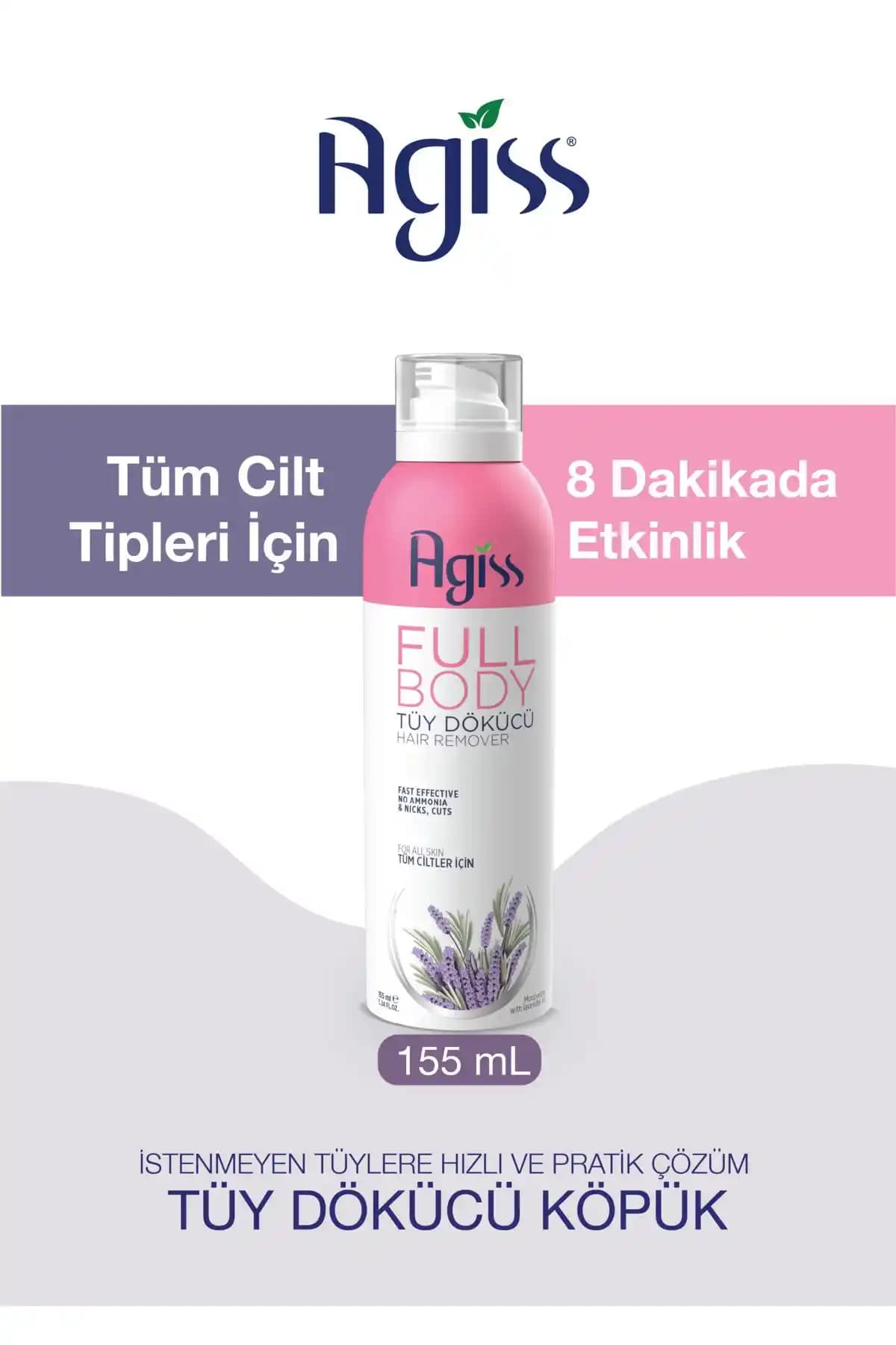 AGISS Full Body Tüm Vücut Tüy Dökücü Sprey: Etkili ve Kolay Kullanım
