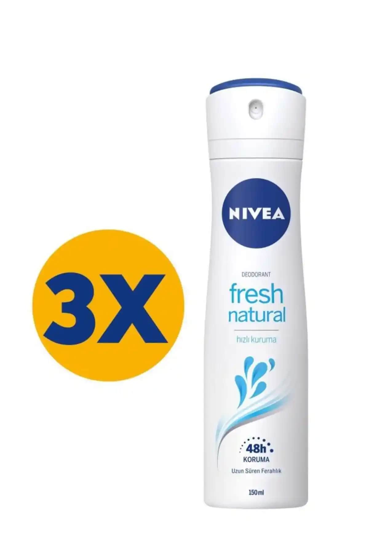 NIVEA Kadın Sprey Deodorant Fresh Natural ile Ferah Koruma Sağlayın