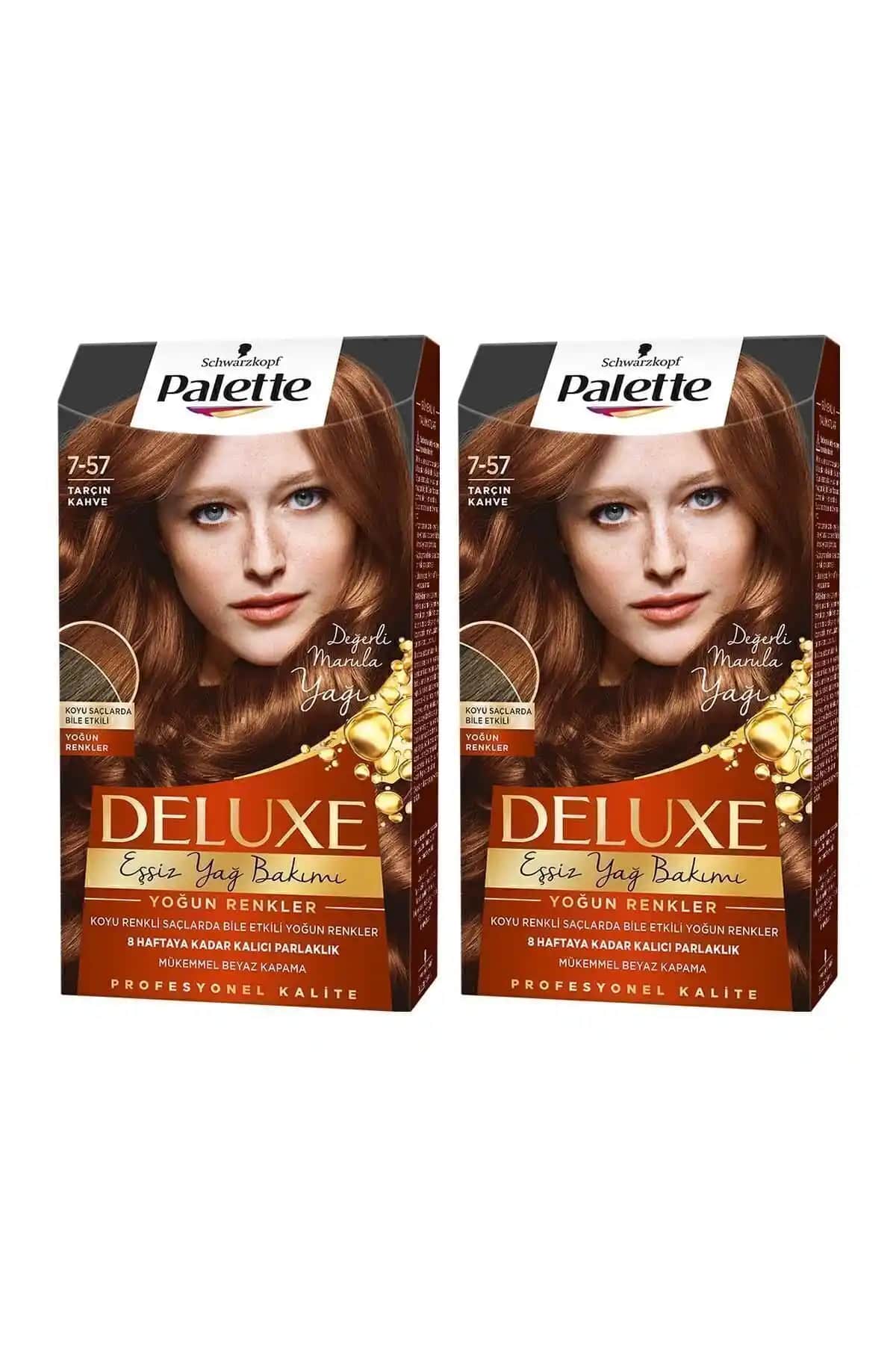 Palette Deluxe 7-57 Tarçın Kahve Saç Boyası ile Derin Renk Deneyimi