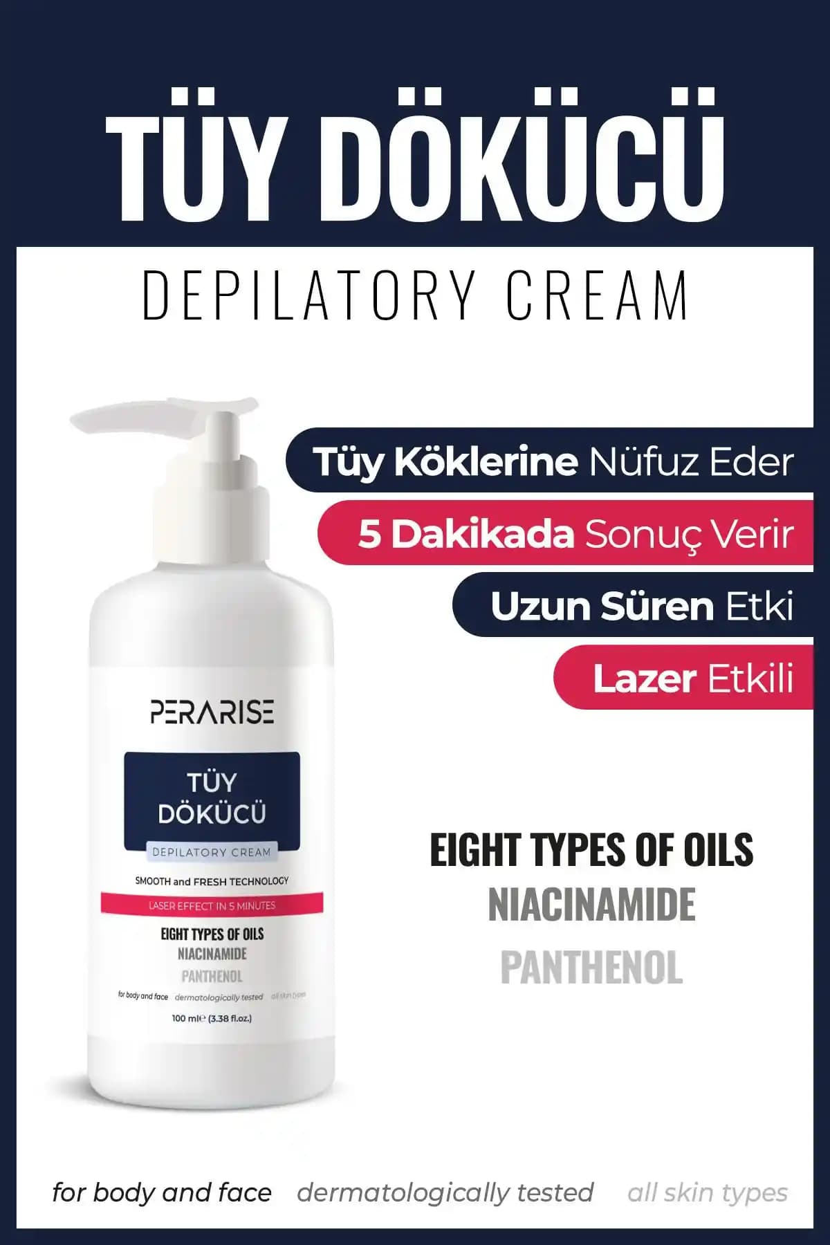 PeraRise Tüy Dökücü ve Tüy Azaltıcı Krem ile Pürüzsüz Cilt Deneyimi