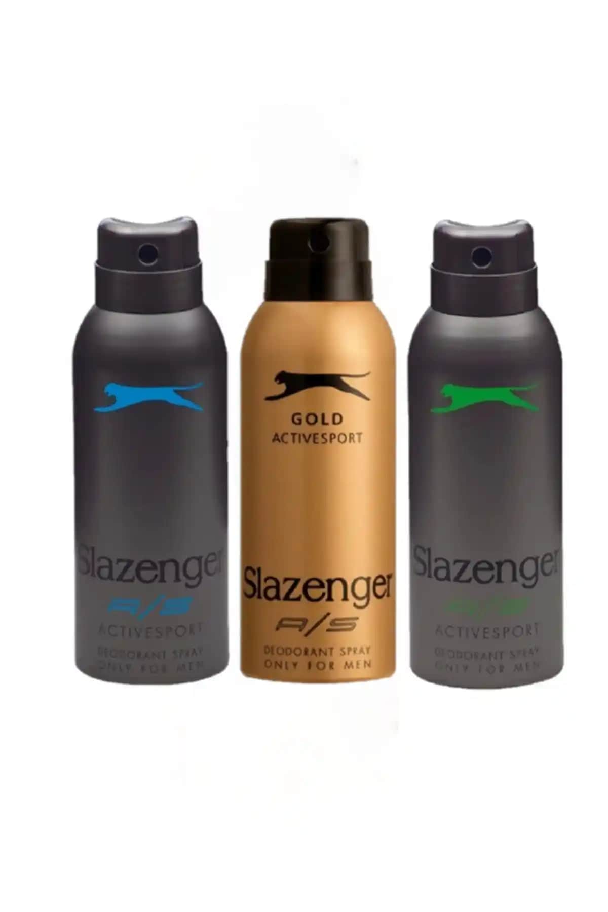 Slazenger Active Sport Gold Yeşil Mavi Deodorant Seti ile Ferahlık Deneyimi