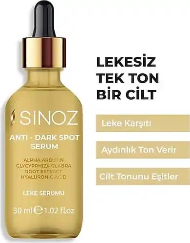 Sinoz Leke Serumu: Ciltteki Lekeleri Azaltan ve Tonu Eşitleyen Güçlü Çözüm