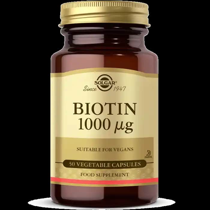 Solgar Biotin 1000 mcg ile Saç, Tırnak ve Cilt Sağlığını Güçlendiren Doğal Takviye