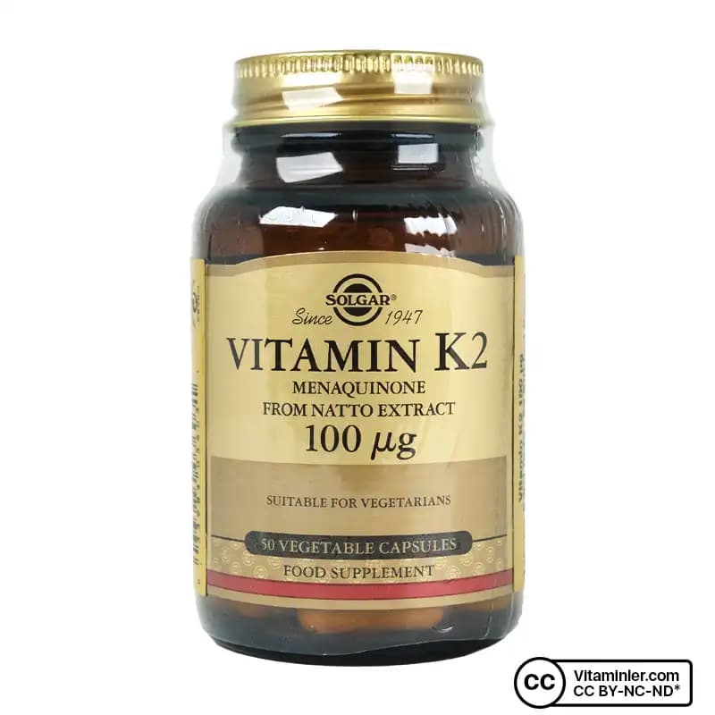 Solgar K Vitamini: Kemik ve Damar Sağlığını Destekleyen Güvenilir Takviye