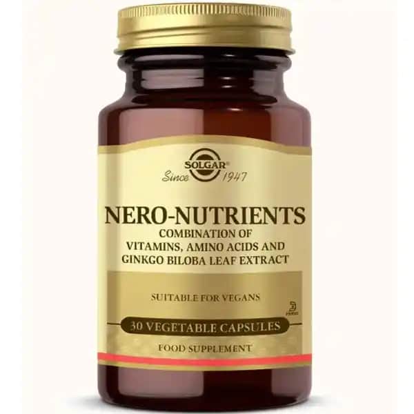 Solgar Nero Nutrients: Beyin Sağlığı ve Cilt Güzelliğini Destekleyen Çok Yönlü Takviye