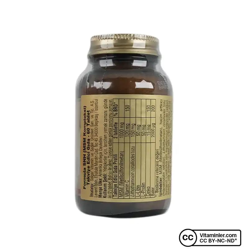 Solgar SNH: Cilt, Saç ve Tırnak Sağlığını Destekleyen Güçlü Takviye Ürünü