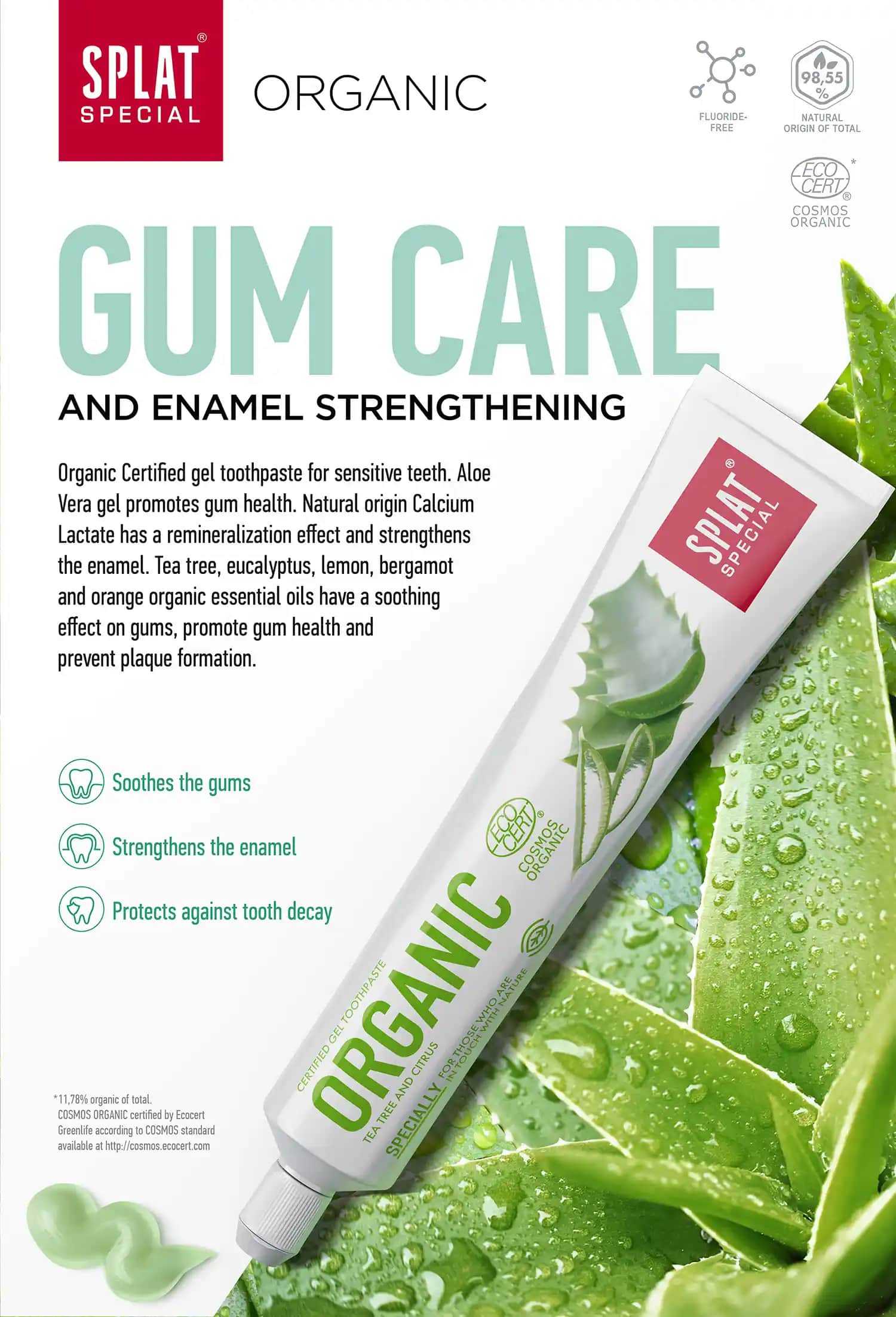 Splat Organik Diş Macunu: Doğal İçeriklerle Güçlendirilmiş Hassas Dişler İçin Alternatif