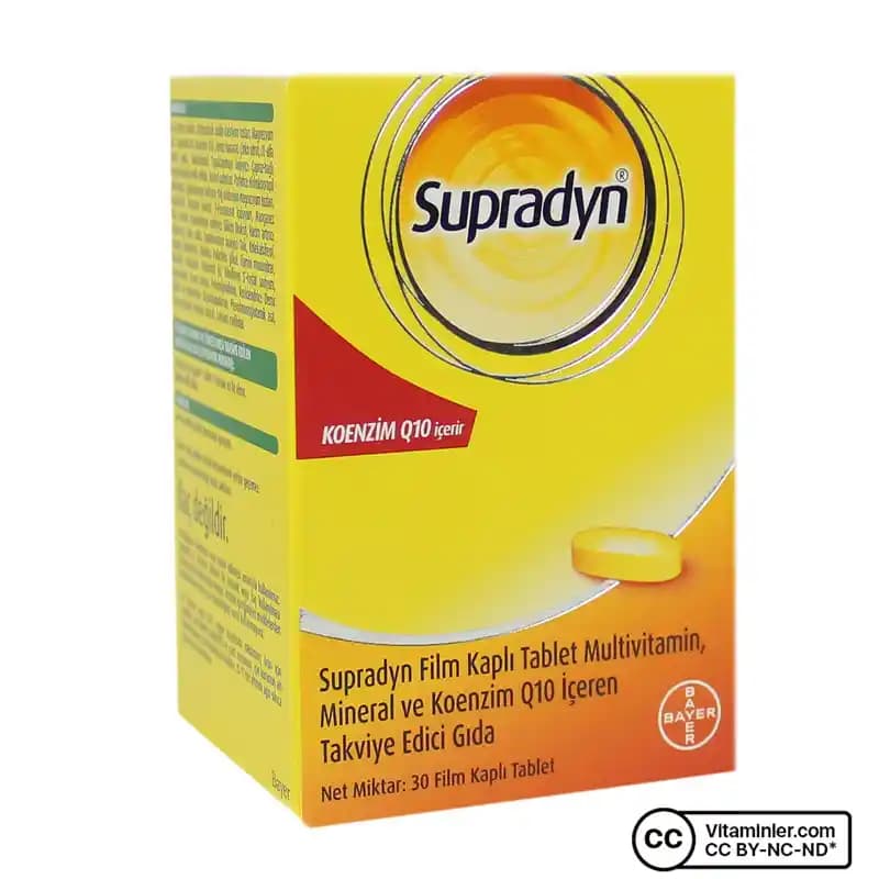 Supradyn All Day 30 Tablet ile Günlük Enerji ve Sağlık Desteği Sağlayın
