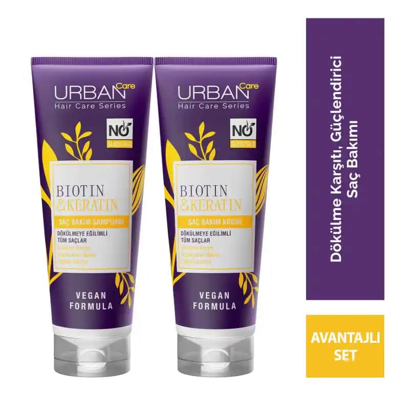 Urban Care Biotin ve Keratin Şampuanı ile Saçlarınızı Güçlendirin ve Parlaklık Kazandırın