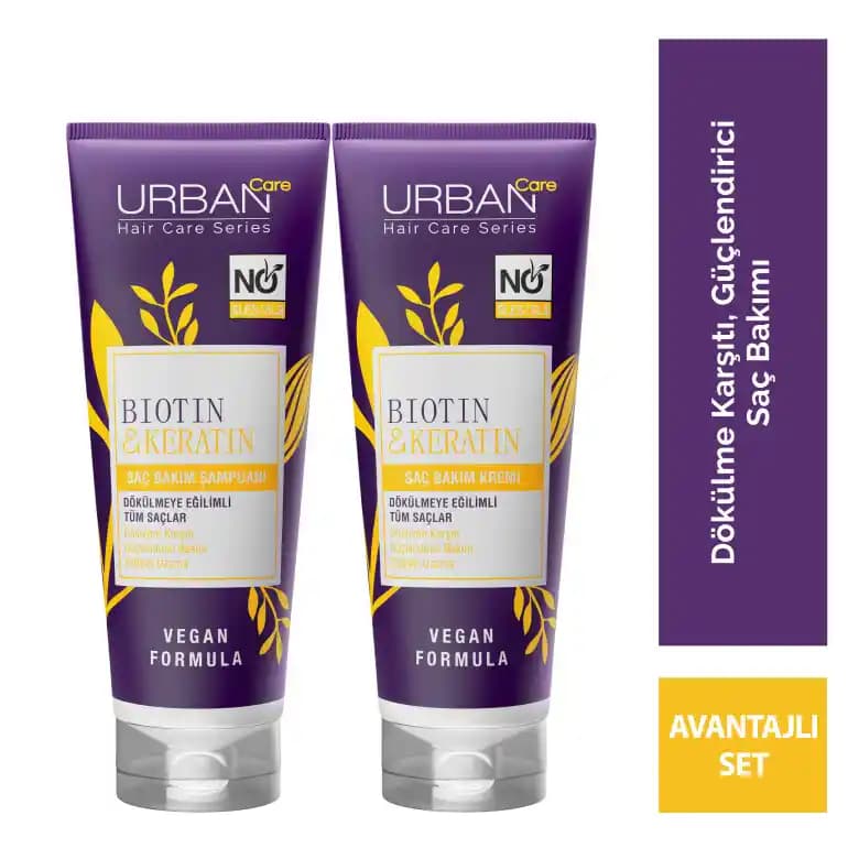 Urban Care Biotin ve Keratin Şampuanı ile Saçlarınızı Güçlendirin ve Parlaklık Kazandırın