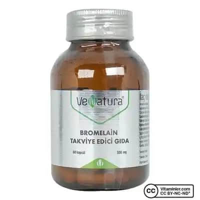 Venatura Bromelain 60 Kapsül ile Doğal Cilt ve Sağlık Desteği Sağlayın