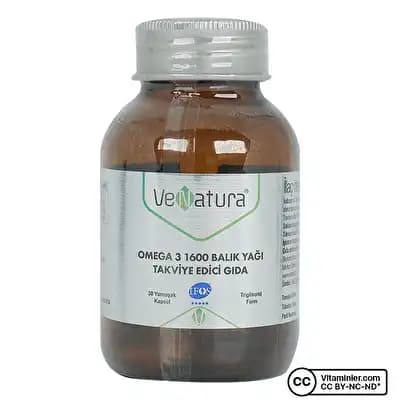 VeNatura Omega 3 1600: Yüksek İçerikli Balık Yağı Takviyesi ile Sağlıklı ve Göz Alıcı Bir Cilt
