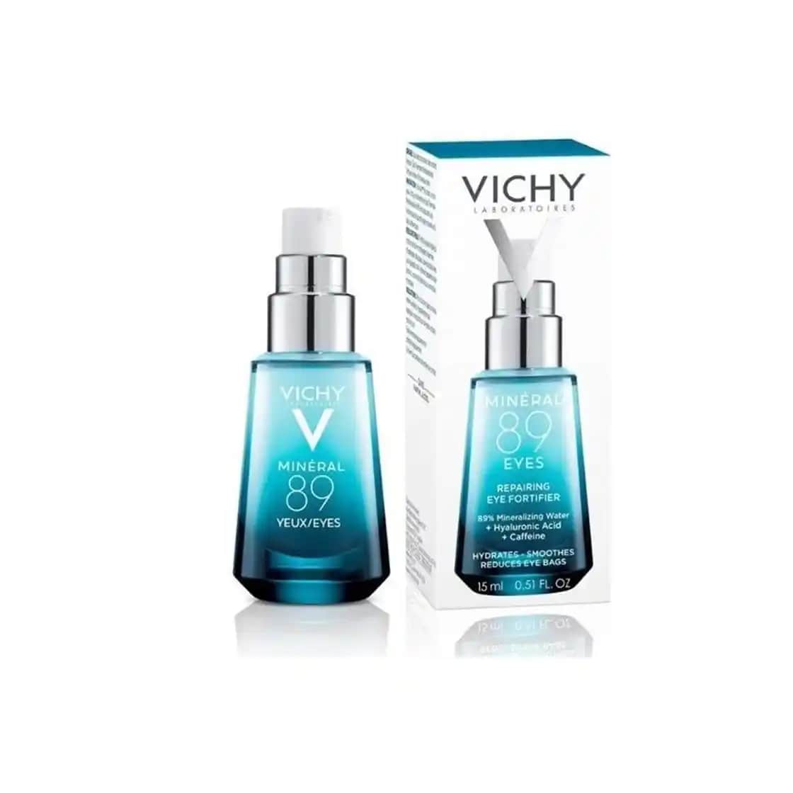 Vichy Mineral 89 Göz Çevresi Bakımı: Doğal Mineral ve Hyalüronik Asit İçeren Etkili Krem