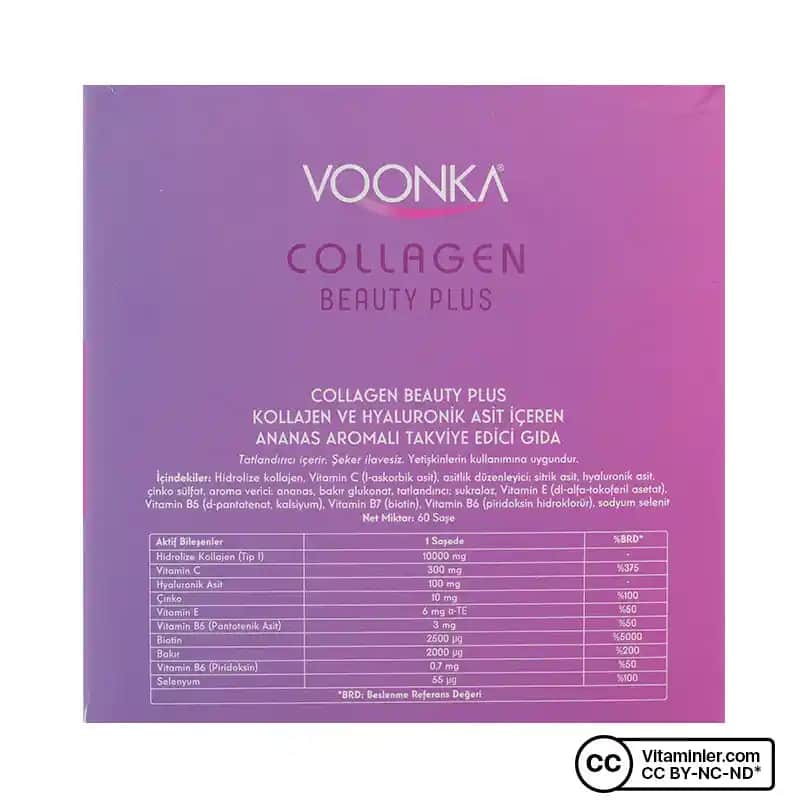Voonka Collagen Ürünleri ile Güzellik ve Gençlik Destekleri 75-90 Karakter