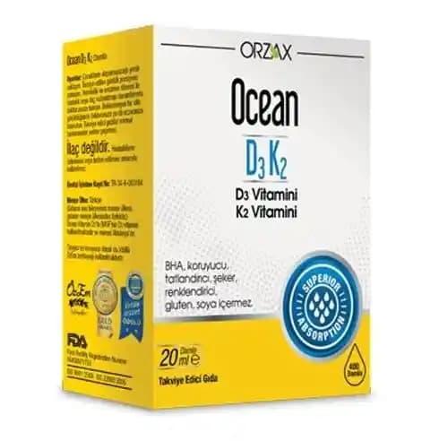 Yenidoğan Bebekler İçin Güvenli ve Etkili D Vitamini Takviyesi Ocean D vitamini