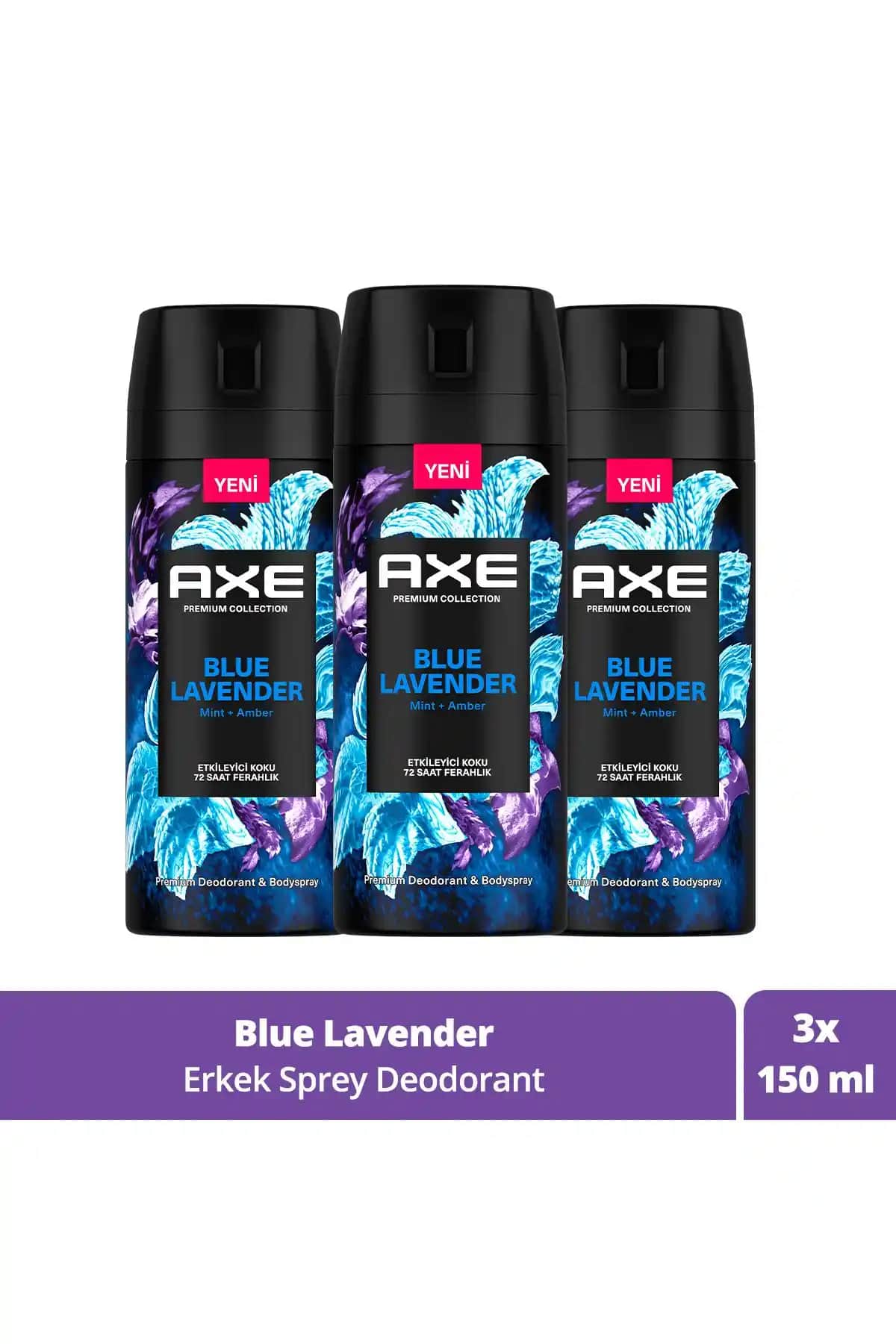 Axe Premium Collection Erkek Sprey Deodorant Blue Lavender ile Ferahlığı Hissedin