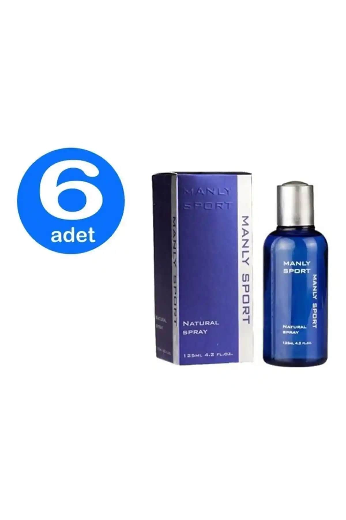 Manly Sport 6 X 125 ml Mavi Erkek Parfümü İle Ferahlatıcı Bir Deneyim