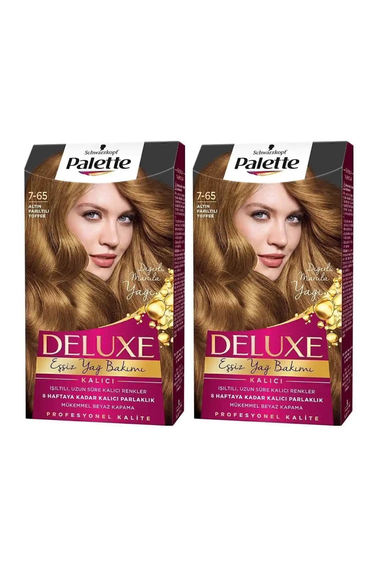 Palette Deluxe 7-65 Altın Parıltılı Toffee Saç Boyası İncelemesi