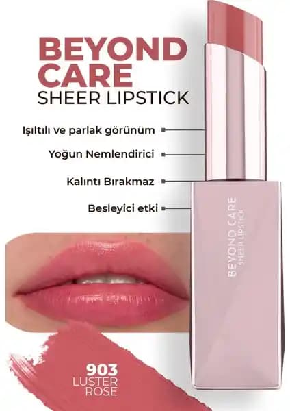 Alix Avien Beyond Care Sheer Lipstick ve Flormar Sheer Up Ruj Karşılaştırması