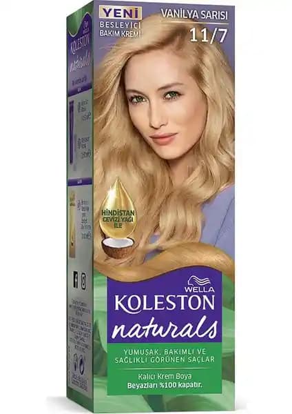 Wella Koleston Naturals Saç Boyası Karşılaştırması Vanilya Sarısı ve Çikolata Kahve