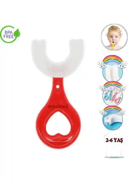 Mas Lord U Tipi Çocuk Diş Fırçası Kırmızı ve Sarı Modelleri Karşılaştırması