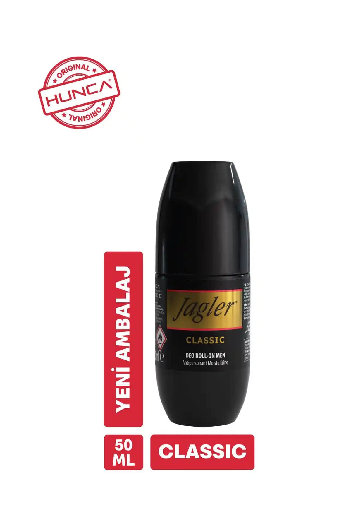 Jagler Classic Erkek Roll On 50 ml: Ferah ve Kullanışlı Deodorant