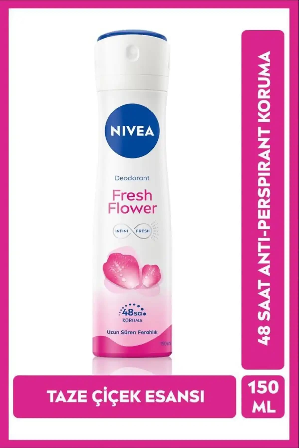 NIVEA Kadın Sprey Deodorant Fresh Flower: Cilt Sağlığı ve Koruma