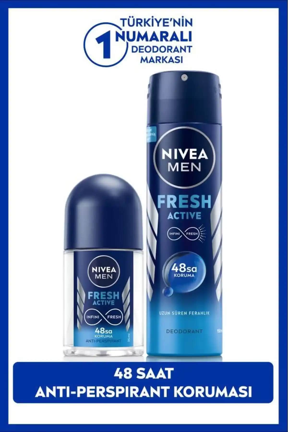 NIVEA Men Fresh Active Erkek Sprey Deodorant Özellikleri ve İncelemesi