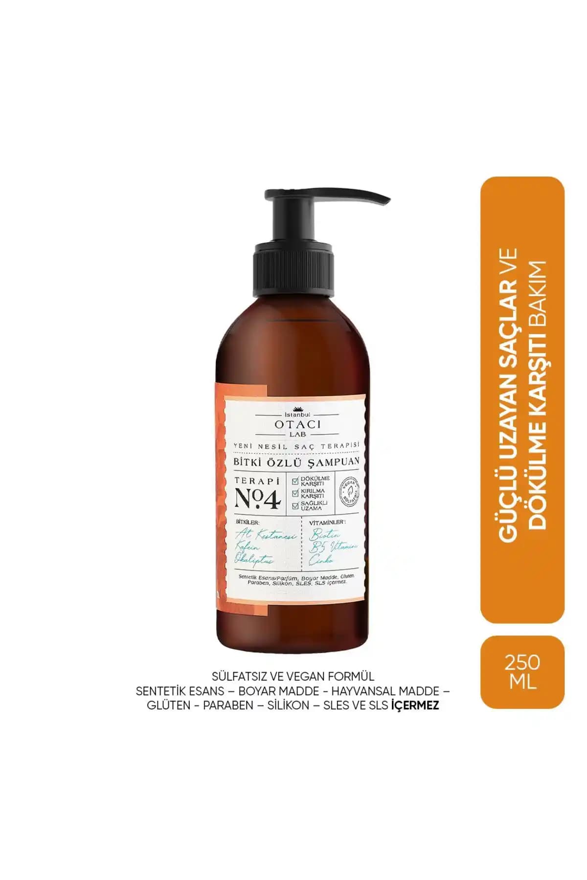 Otacı Lab Yeni Nesil Saç Terapisi: Doğal ve Etkili Şampuan Terapi No:4