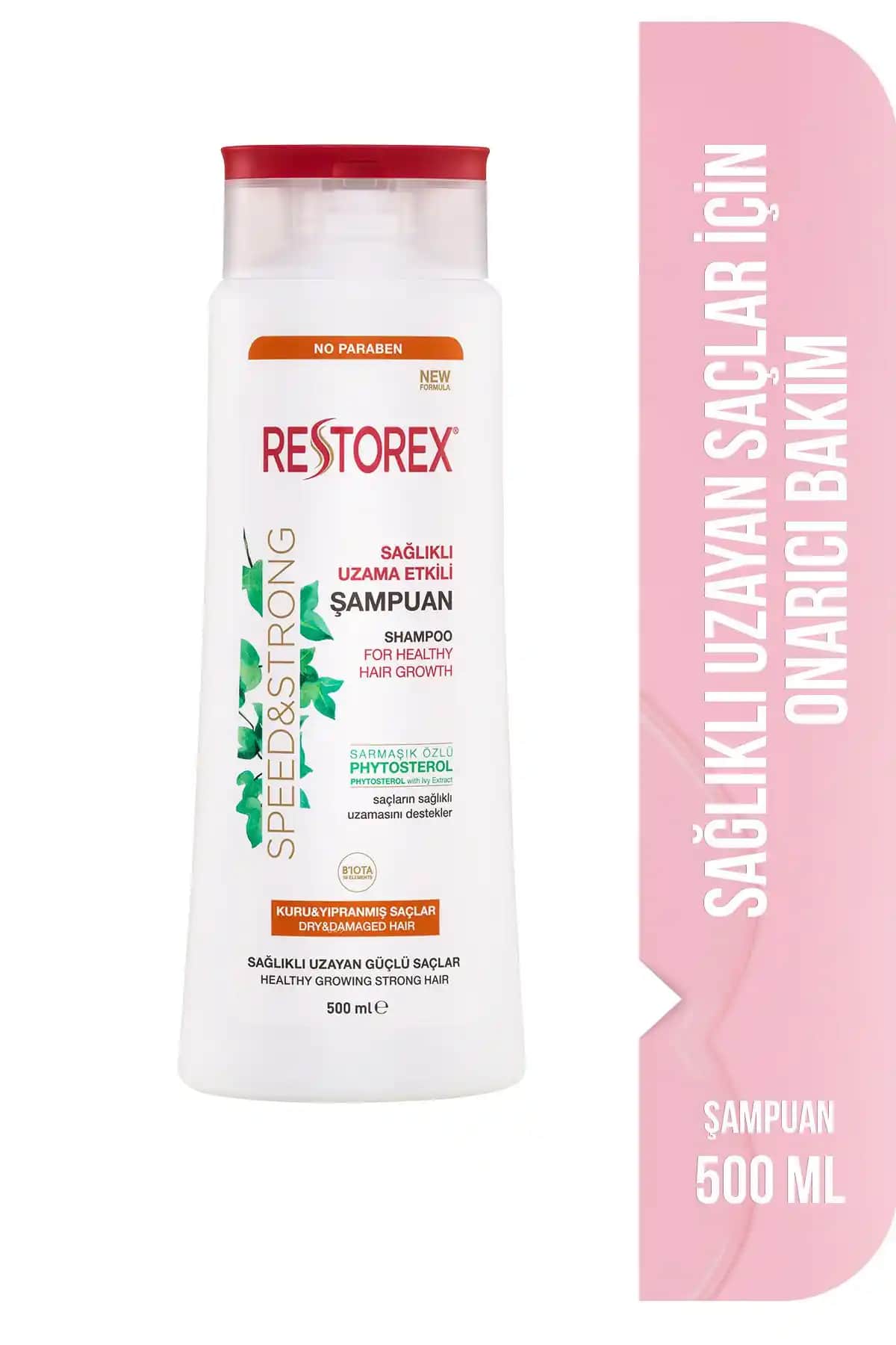 Restorex Kuru ve Yıpranmış Saçlar İçin Yenileyici Şampuan Özellikleri