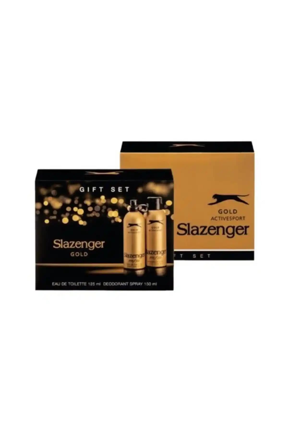 Slazenger Active Sport Gold EDT ve Deodorant Seti: Tazelik ve Konfor Sunuyor