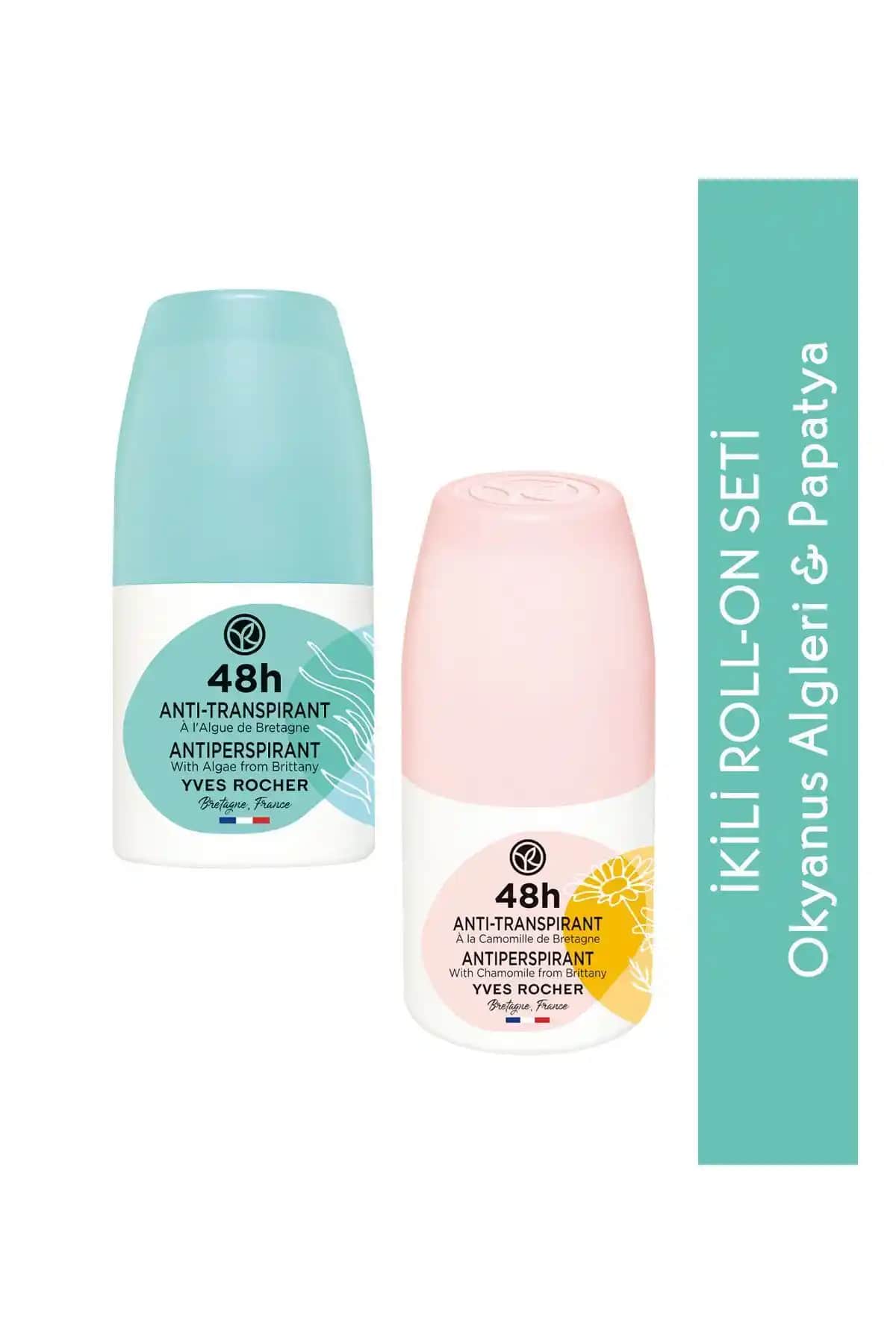 Yves Rocher İkili Antiperspirant Roll-on Deodorant Seti ile Ferahlığı Keşfedin