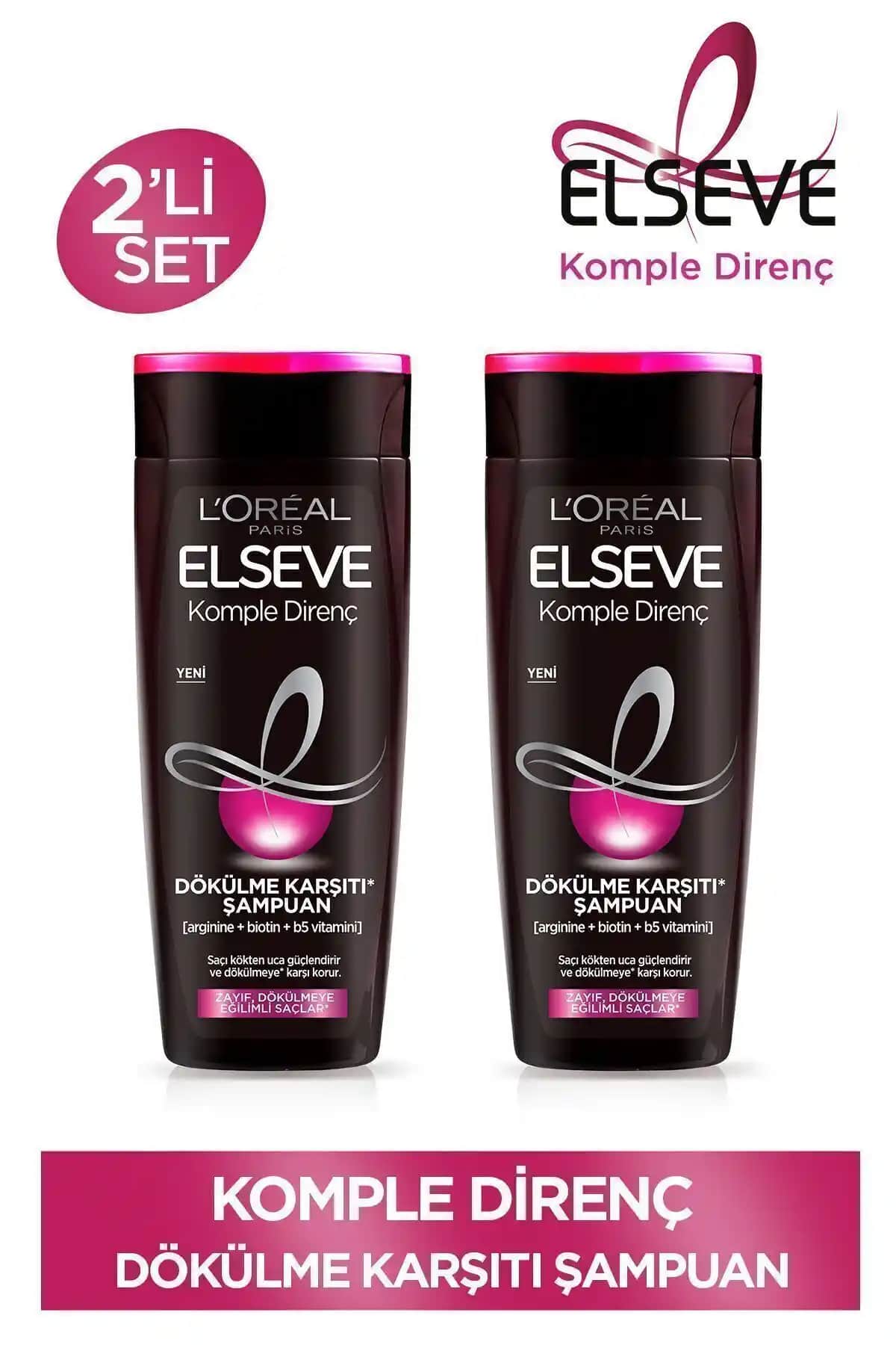 Elseve Komple Direnç Dökülme Karşıtı Şampuan 390 ml 2'li Set Tanıtımı