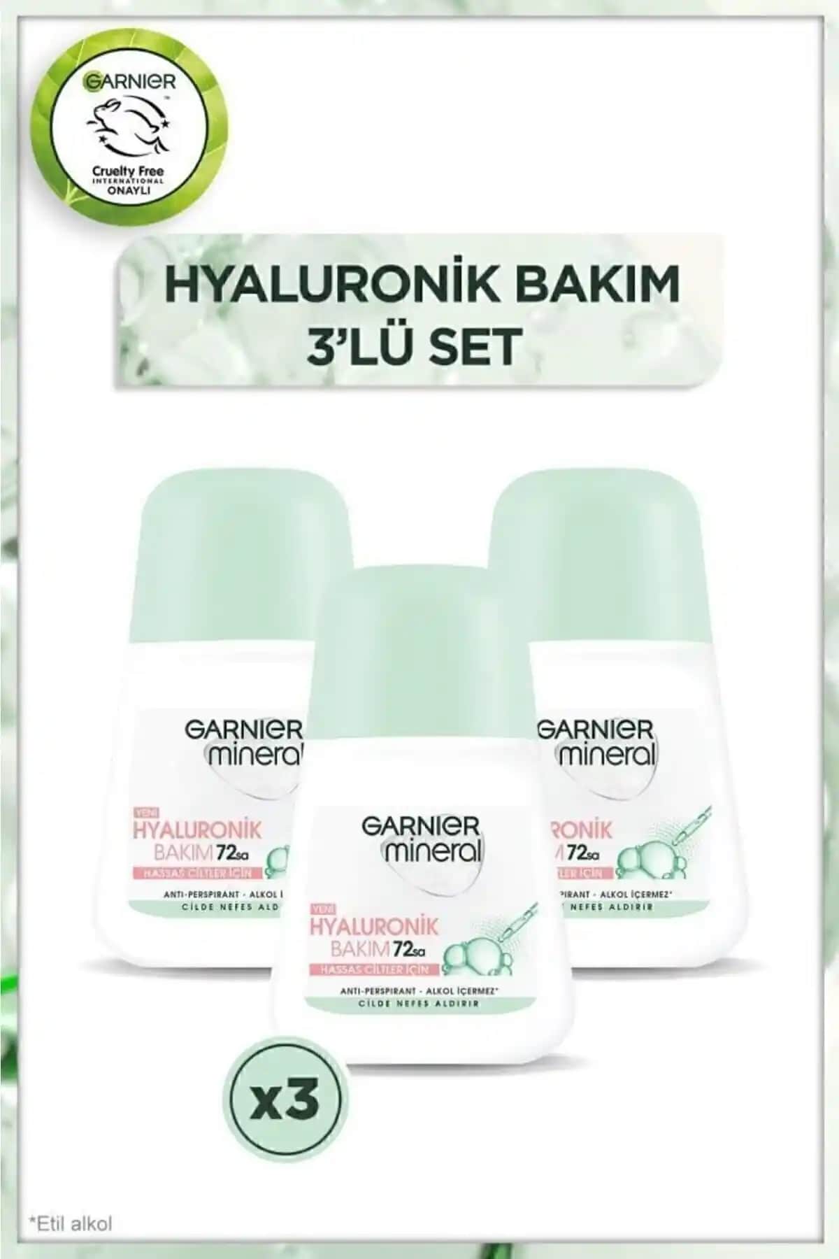 Garnier Mineral Hyaluronik Bakım Roll-on Deodorant 3'lü Set İncelemesi